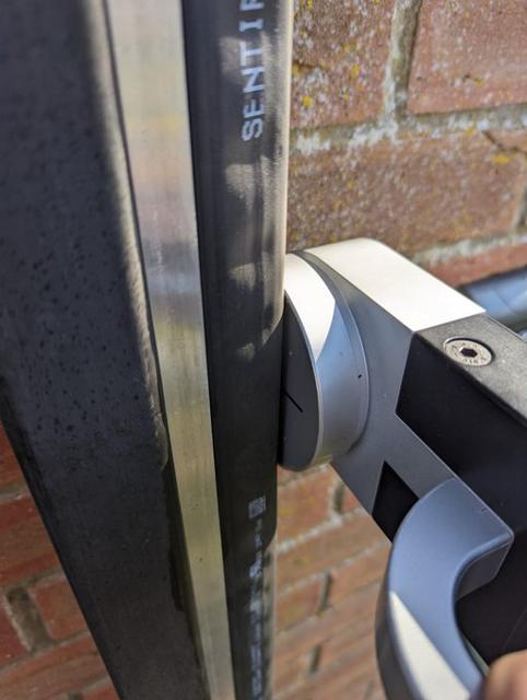 Force testing a gate.